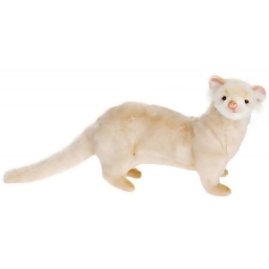 Pack of 2 Life-like Handcrafted Extra Soft Plush Cream Ferret Stuffed Animals 15.5 - All