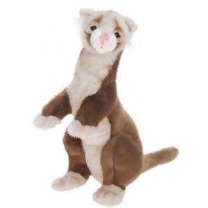 Pack of 2 Life-like Handcrafted Extra Soft Plush Brown Ferret Stuffed Animals 12.5 - All
