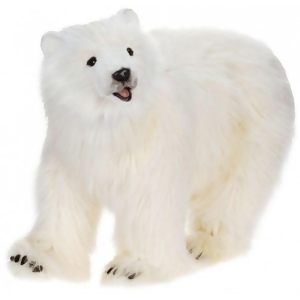 Life-like Handcrafted Extra Soft Plush Polar Bear Cub on all Four Feet Stuffed Animal 41.25 - All