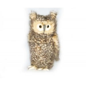 Pack of 2 Life-like Handcrafted Extra Soft Plush Adult Brown Owl Stuffed Animals 13.25 - All