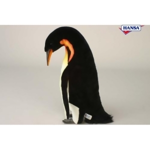 Set of 2 Life-Like Handcrafted Extra Soft Plush Emperor Penguin 20 - All