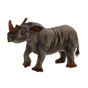 Pack of 2 Life-like Handcrafted Extra Soft Plush Rhinoceros Stuffed Animals 18.25 - All