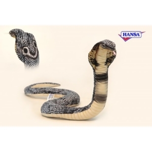 Pack of 3 Life-like Handcrafted Extra Soft Plush Curled Cobra Stuffed Animals 33.5 - All