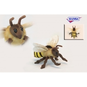 Pack of 4 Life-like Handcrafted Extra Soft Plush Honey Bee Stuffed Animals 8.5 - All