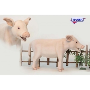 Life-like Handcrafted Extra Soft Plush Pig Stool Stuffed Animal 37.5 - All