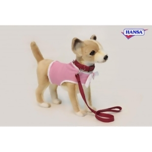 Pack of 3 Life-like Handcrafted Extra Soft Plush Chihuahua With Pink Coat Stuffed Animals 10.5 - All