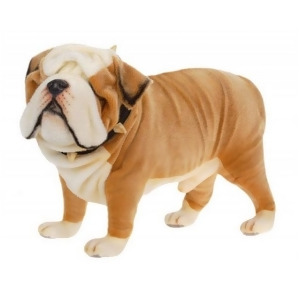 29.5 Life-Like Handcrafted Extra Soft Plush English Bulldog Stuffed Animal - All
