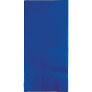 Club Pack of 600 Cobalt Blue Premium 2-Ply Disposable Dinner Napkins 8 - All