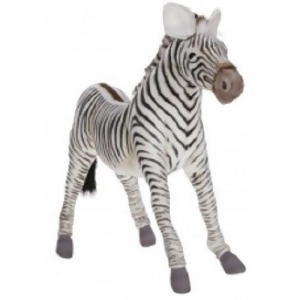 25.25 Life-Like Handcrafted Extra Soft Plush Large Grevy's Zebra Stuffed Animal - All