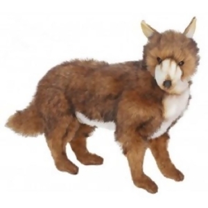 Set of 2 Life-Like Handcrafted Extra Soft Plush Adult Coyote Stuffed Animals 19.5 - All