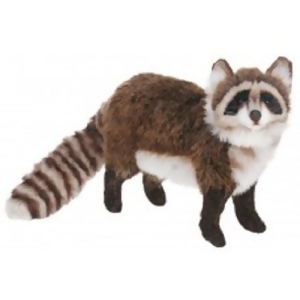 Set of 2 Life-Like Handcrafted Extra Soft Plush Standing Raccoon Stuffed Animals 17.5 - All