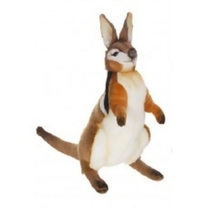 Set of 2 Life-Like Handcrafted Extra Soft Plush Wallaby Stuffed Animals 14 - All