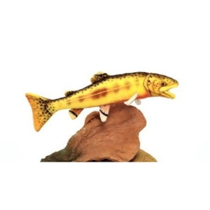 Pack of 4 Life-Like Handcrafted Extra Soft Plush Golden Trout Stuffed Animals 14 - All