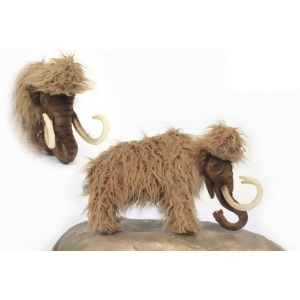 Pack of 2 Life-Like Handcrafted Extra Soft Plush Woolly Mammoth Mama Stuffed Animal 13.25 - All