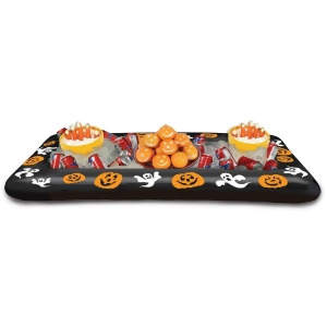 Pack of 6 Inflatable Pumpkin and Ghost Printed Halloween Buffet Cooler 53.75 - All