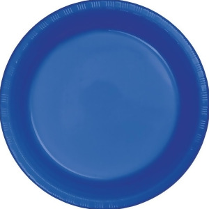 Club Pack of 240 Cobalt Blue Disposable Plastic Party Banquet Dinner Plates 8.75 - All