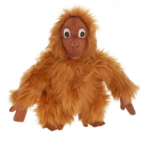 Set of 4 Lifelike Handcrafted Extra Soft Plush Orangutan Stuffed Animals 10.25'' - All