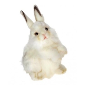 Set of 3 Lifelike Handcrafted Extra Soft Plush Baby White Rabbit Stuffed Animals 12.5'' - All