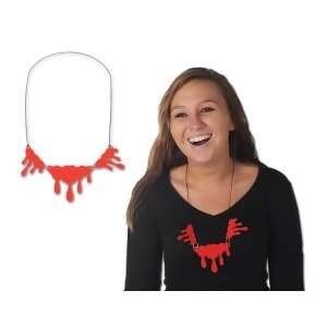 Club Pack of 12 Dripping Blood Halloween Necklace 14 - All
