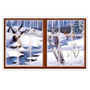 Pack of 6 Ice Cold Winter Insta-View Holiday Wall Decoration 38 x 62 - All