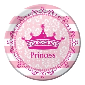 Club Pack of 192 Pink Royalty Disposable Paper Party Dinner Plates 9 - All