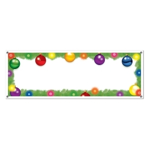 Club Pack of 12 Festive Multi-Colored Christmas Themed Decorative Banners 5' - All