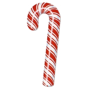 Club Pack of 24 Red and White Candy Cane Cutout Christmas Decorations 27 - All