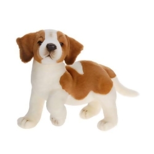 Set of 2 Lifelike Handcrafted Extra Soft Plush St. Bernard Dog Puppy Stuffed Animals 13.75 - All