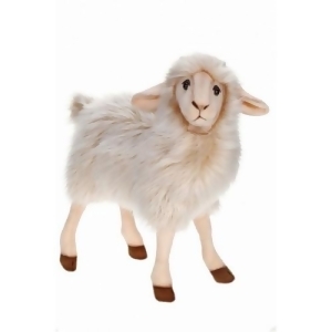Set of 2 Lifelike Handcrafted Extra Soft Plush White Sheep Stuffed Animals 14 - All
