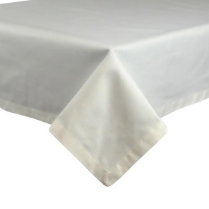 Forever Elegant White Twill Restaurant Quality Table Cloth 102 x 60 - All