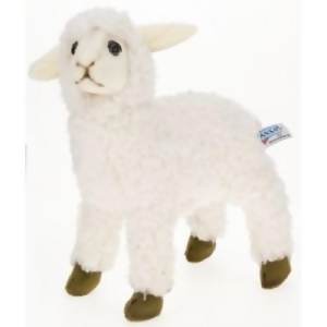 Set of 3 Lifelike Handcrafted Extra Soft Plush White Lamb Stuffed Animals 11 - All