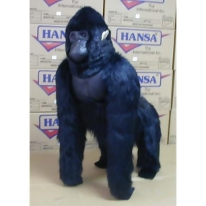 38.25 Lifelike Handcrafted Extra Soft Plush Silverback Gorilla Stuffed Animal - All