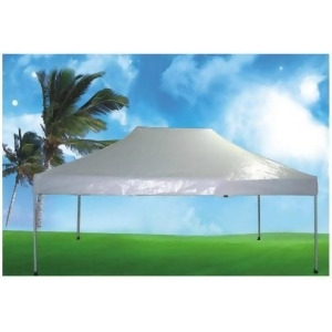 10' x 15' White Outdoor Garden Party Denver Folding Canopy Gazebo - All