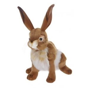 Set of 2 Lifelike Handcrafted Extra Soft Plush Black Tail Rabbit Stuffed Animals 11.75 - All