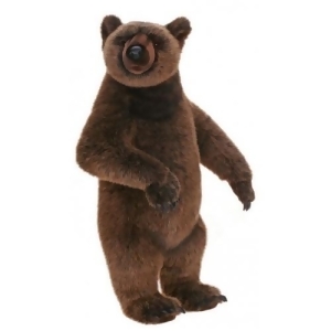 25.75 Lifelike Handcrafted Extra Soft Plush Grizzly Brown Bear Stuffed Animal - All