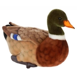 Set of 2 Lifelike Handcrafted Extra Soft Plush Mallard Duck Stuffed Animals 13.25 - All