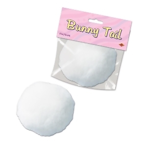 Pack of 12 White Plush Bunny Tail Easter Costume Accessories 5 - All