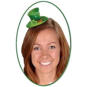 Club Pack of 12 Green Leprechaun Hat Hair Clip St. Patrick's Day Party Favor Costume Accessories - All