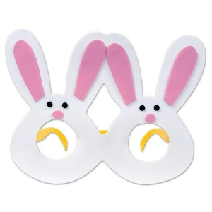 Pack of 12 Pink and White Bunny Eye Glasses Easter Costume Accessories - All