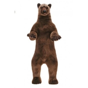 58.5 Lifelike Handcrafted Extra Soft Plush Grizzly Brown Bear Stuffed Animal - All