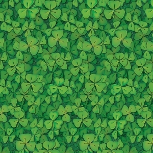 Pack of 6 St. Patrick's Day Insta-Theme Clover Field Backdrop Party Decorations 4 x 30 - All