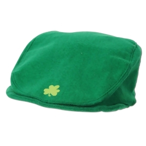 Club Pack of 12 Green St. Patrick's Day Shamrock Cap Adult Sized - All