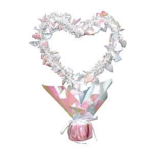 Pack of 12 Opalescent Heart Gleam 'N Shape Valentines Centerpieces 11.5 - All
