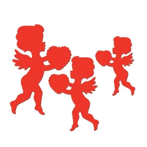Club Pack of 144 Red Cupid Cutout Valentine Decorations 13 - All