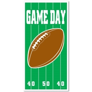 Club Pack of 12 Game Day Football Door Cover Party Decorations 5' - All