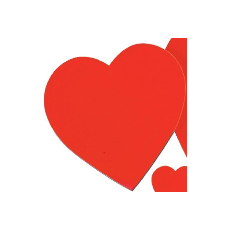  Beistle 36-Piece RedPrinted Heart Cutout, 12-Inch