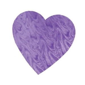 Pack of 36 Embossed Purple Foil Heart Cutout Valentine Decorations 8.5 - All