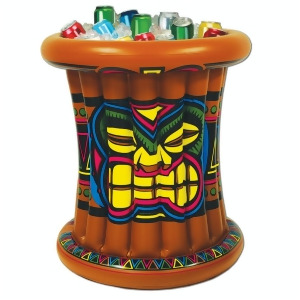 Pack of 6 Giant Inflatable Hawaiian Luau Birthday Party Tiki Drink Coolers 25 - All