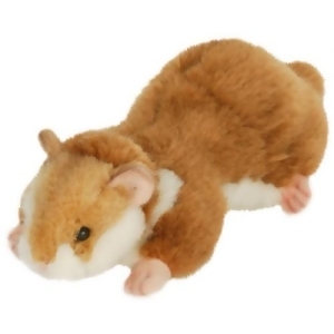 Set of 4 Lifelike Handcrafted Extra Soft Plush Crouching Hamster Stuffed Animals 6.75 - All