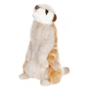 Set of 3 Lifelike Handcrafted Extra Soft Plush Young Standing Meerkat Stuffed Animals 10.25 - All